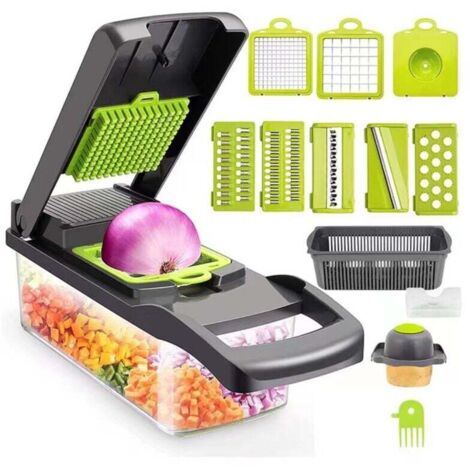 Mandolina multifuncional para verduras, mandolina manual para verduras, mandolina de cocina profesional, mandolina de cocina para cortar, rallar y rebanar verduras XXW