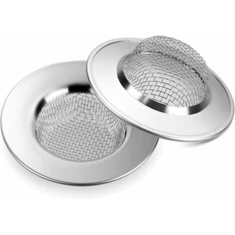 Filtro de fregadero, filtro de desagüe, tapón de desagüe y accesorios para fregadero, 2 piezas (7,7 x 1,5 cm) (1/4)
