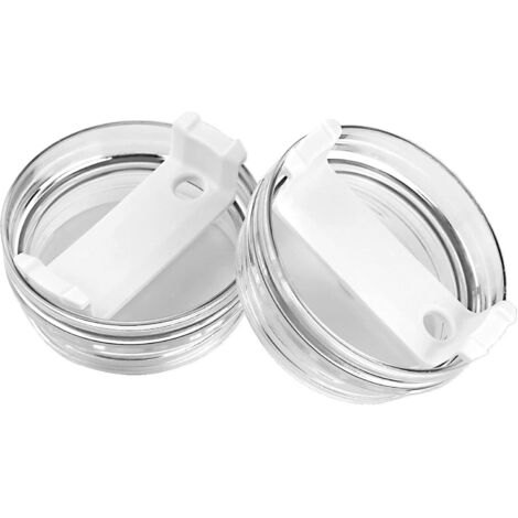 Tapa de repuesto blanca para vaso de 134 ml, a prueba de polvo y salpicaduras, para vasos Stanley y otras tazas de café. (1/4)