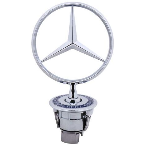 Emblema con el logotipo del capó de Mercedes-Benz para W124, W202, W203, W208 y W210 (44 mm)