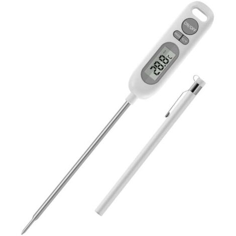 Termómetro de cocina digital con sonda de 145 mm para barbacoa, repostería, carne y azúcar XXW (1/4)