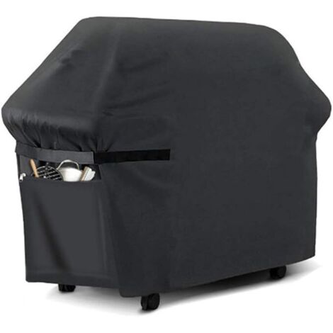 Funda para barbacoa, funda para barbacoa a gas, funda protectora duradera Oxford 210D para barbacoa, adecuada para Weber, Brinkmann, Char Broil, etc., resistente a los rayos UV, al agua y al desgarro (1/4)