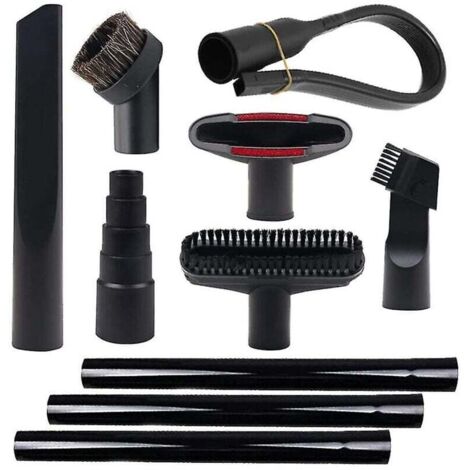 Kit de accesorios para aspiradoras de taller (10 piezas): adaptador de manguera de aspiradora de 1 7/8" a 1", 1 1/4" (1/3)