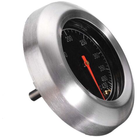 Termómetro de horno bimetálico de acero inoxidable, resistente a altas temperaturas hasta 430 grados, herramienta para barbacoa tipo puntero. (1/4)
