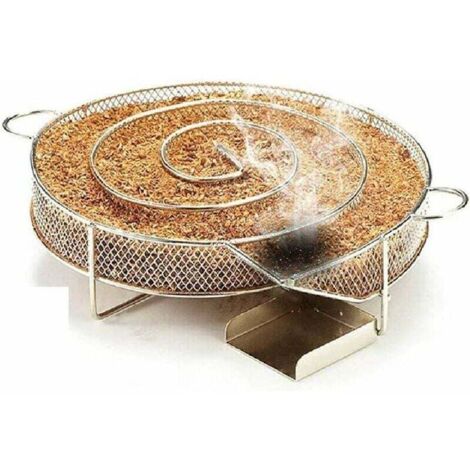 Generador de humo frío para barbacoa: ahumador de pellets para ahumar carne y pescado en parrilla de acero inoxidable.