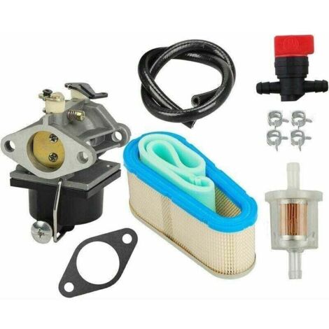 Carburador, con filtro de aire 36356, válvula de cierre, filtro de combustible y línea de combustible, para Tecumseh OHV125, OHV130 y OVH135, modelo de reemplazo para 640065A (1/4)