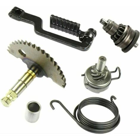 Conjunto de eje de arranque y engranaje de arranque para scooter de 4 tiempos GY6 de 50 cc, 60 cc y 80 cc, Sunny (1/2)