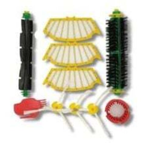 Compatible con el kit de accesorios de 13 piezas para cepillos y filtros HEPA iRobot Roomba 500 (1/4)