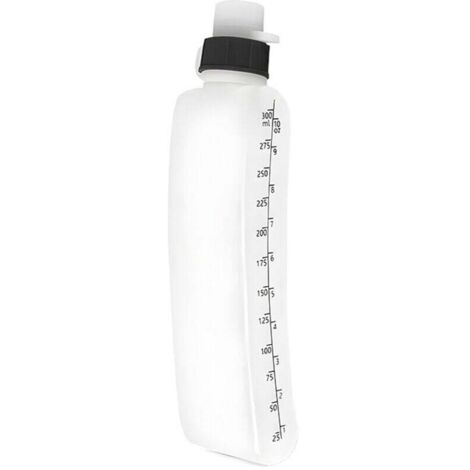 Botella de agua curva a prueba de fugas - Botella de agua deportiva - Botella de agua curva - Taza de viaje a prueba de fugas - Botella de agua portátil - Silicona (1/4)