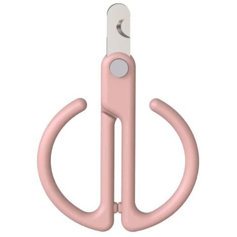 Cortaúñas para mascotas, cortaúñas para perros y gatos, cortaúñas para mascotas, suministros para mascotas, color rosa (1/4)