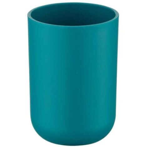 Vaso de baño, portacepillos, Brasil, plástico PET irrompible, ø7,3 x 10,3 cm, turquesa (1/4)