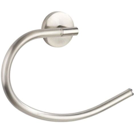 Toallero de pared Cuba, acero inoxidable zincado, 21,5 x 15 x 4 cm, mate (1/4)