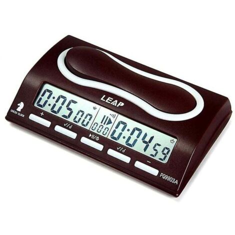 Reloj de ajedrez digital avanzado Leap Chess Clock con 7 configuraciones de tiempo, 38 tipos de reloj de ajedrez (1/3)