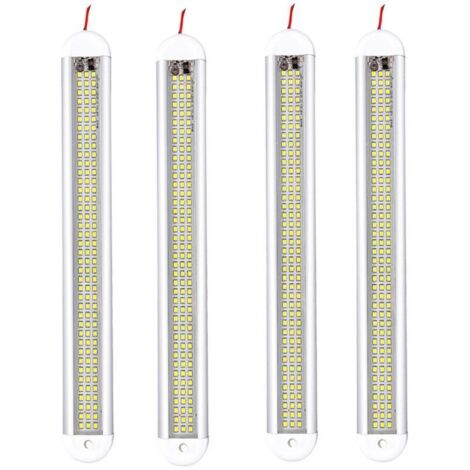 Juego de 4 bombillas LED de 12 V para interior del coche, luz blanca pura – Iluminación interior del coche, bajo consumo, fácil instalación. (1/4)