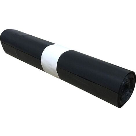 Bolsas de basura de gran capacidad (100 L) – Paquete de 200 unidades, resistentes, impermeables y opacas con cordón ajustable. (1/4)