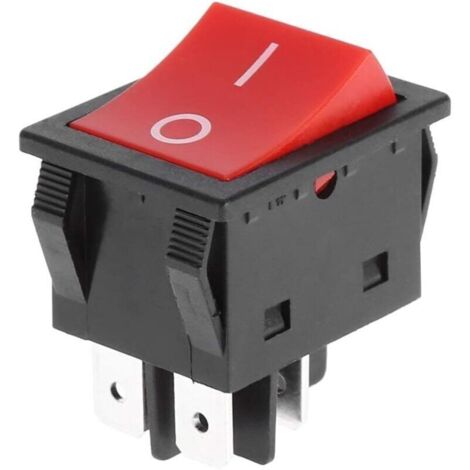 Interruptor basculante marino ON/OFF de 30 A y 4 pines – para soldadura y uso industrial, robusto y certificado. (1/4)