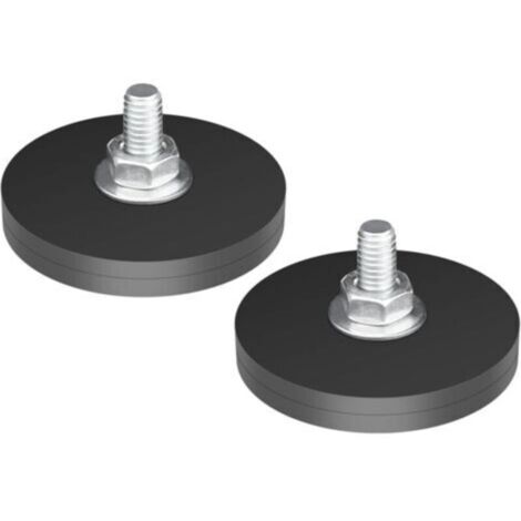 Soporte magnético universal para barra de luz LED – 2 piezas, tornillos M6 × 5 mm, instalación rápida y sencilla sin necesidad de taladrar para coches, camiones y vehículos 4x4. (1/4)