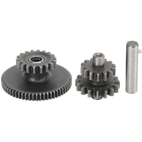 Motor de arranque para CG125, CG150, CG200, CG250 – Piñón de engranaje de acero endurecido, transmisión estable, compatible con quads, ATV y motos de cross. (1/4)