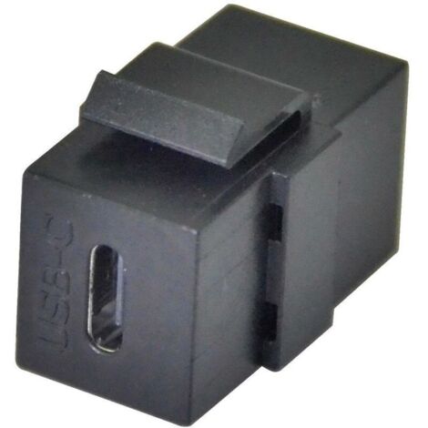 Módulo Keystone USB 3.1 Gen 2, 1 unidad, compatible con cajas de pared estándar, conectividad de alta velocidad. (1/3)