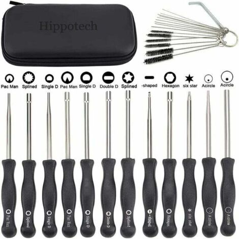 Kit de herramientas de ajuste de carburador de 12 piezas para motores de 2 tiempos: puntas de precisión, compatible con Husqvarna, Stihl, Echo y otras marcas. (1/4)
