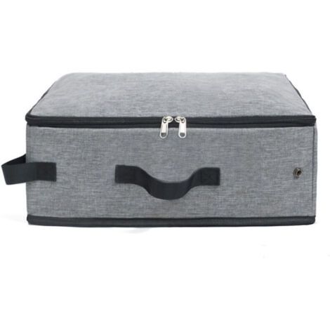 Arenero de viaje plegable con tapa y asa: arenero ligero, compacto y fácil de transportar, ideal para usarlo fuera de casa.