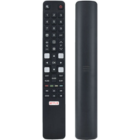 Mando a distancia de repuesto para televisores inteligentes TCL – Modelo RC802N, universal y compatible con todos los televisores TCL. (1/4)