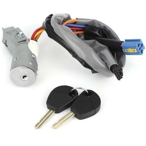 Interruptor de encendido y bloqueo 4162.CF – compatible con Citroën Berlingo, se suministra con 2 llaves. (1/4)