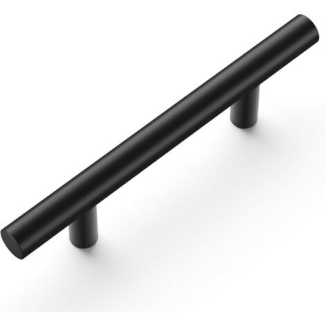 Tiradores para armarios y cajones de cocina – Juego de 10 tiradores en acero inoxidable cepillado, acabado moderno, tornillos incluidos (1/4)