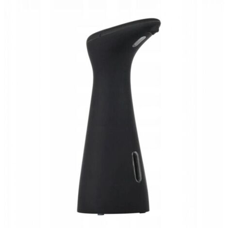 Dispensador automático de jabón negro mate: bomba manos libres con sensor infrarrojo inteligente, diseño elegante y funcional. (1/4)