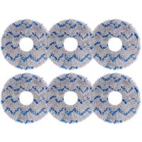 Paquete de 6 paños de limpieza de repuesto para aspiradoras Ecovacs Deebot X1, X1 Omni Turbo, X1 Plus, T10, T20, T20 Max y T20 Pro.