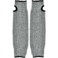 Mangas protectoras para brazos, mangas resistentes a cortes, mangas de seguridad para brazos, guantes de trabajo de manga larga resistentes a cortes para jardinería, cocina y agricultura (45 cm) - Fei