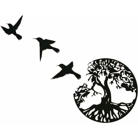 Art Mural En Métal, Arbre De La Vie Mural En Métal, Signe De Famille Arbre En Metal Decoration Murale En Metal Arbre De Vie Decoration Interieure02 91589038