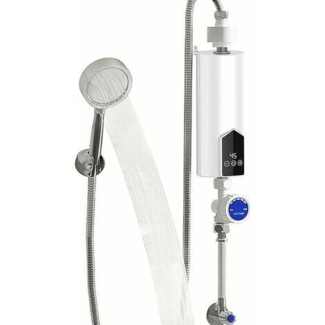 Gabrielle – Chauffe-eau instantané 4500W étanche IPX4 – Affichage LED – Chauffage rapide sans préchauffage – Pour salle de bain et cuisine (1/5)