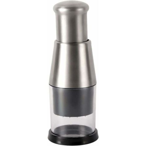 Hachoir à ail pressé, hachoir à oignons en acier inoxydable multifonction pour hacher l'ail, le gingembre et les oignons (1/5)