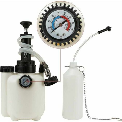 GABRIELLE 3L Purgeur de Frein Voiture, Purgeur de Liquide de Frein, avec Adaptateur E20, Pression de Service de 10-30 PSI, Bleeder de Frein (1/5)