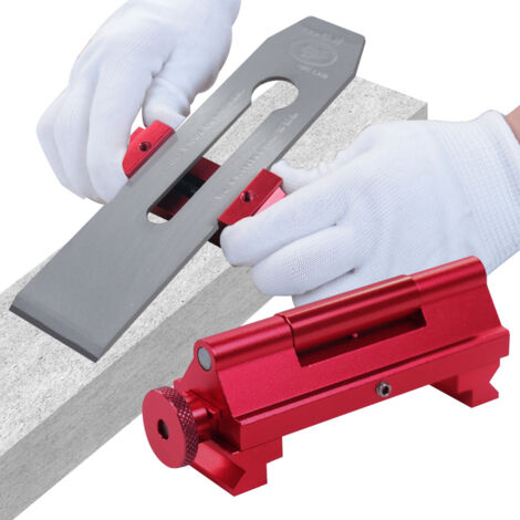 Guide d’Affûtage pour Ciseaux - Affûteur de Ciseaux à Bois,Réglage D'angle Antirouille Pour Lames 5-56mm Haches Outils De Menuiserie Et Entretien (1/5)