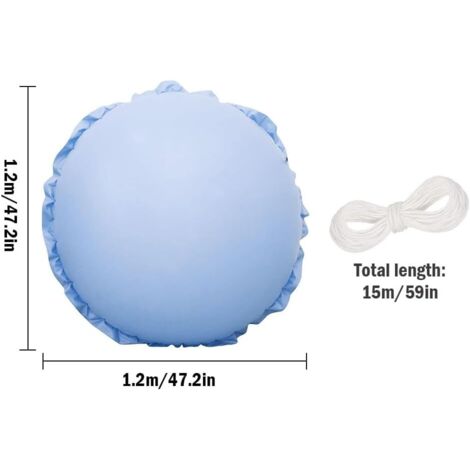 Coussin D’air Pour Piscine Hors Sol 150 Cm Rond - Protection Hivernale, Anti-gel, PVC