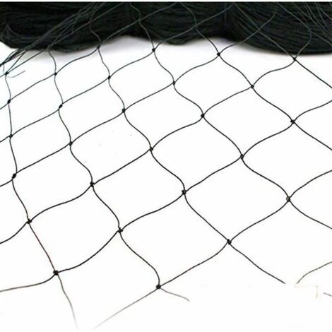 Filet Anti Oiseaux Filet Poules pour Protection Jardin Plantes Arbre，157.5m，noir (1/3)