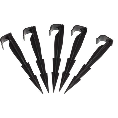 Lot De 100 Piquets D'ancrage Au Sol Pour Fixation Tissu Anti Mauvaises