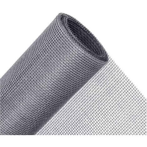 Gabrielle – Rouleau moustiquaire 150 x 300 cm – Tissu en fibre de verre anti-rayures – Réglable pour fenêtres – Circulation d'air optimale