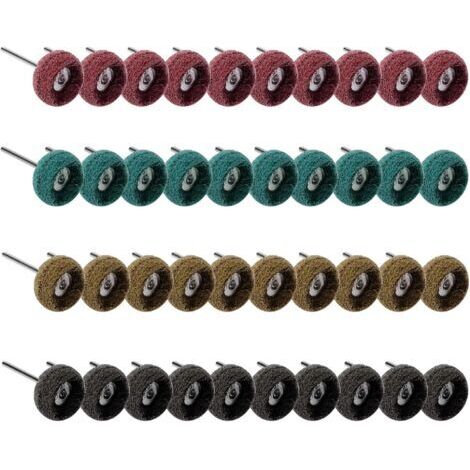 Kit De 80 Brosses Abrasives Pour Dremel - Polissage, Meulage, Nettoyage - 1/8"