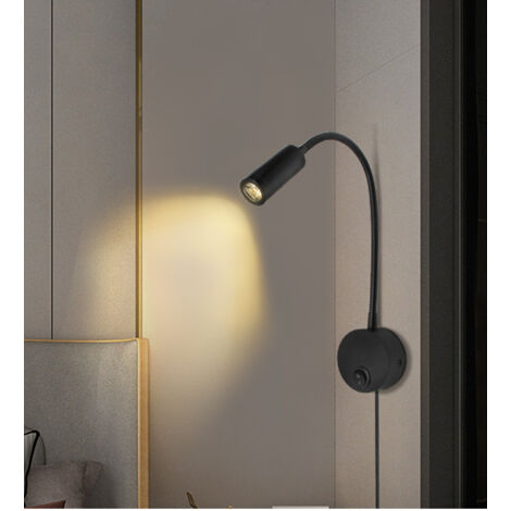 Lampe De Lecture pour Lit, Luminaire Mural Réglable en Col De Cygne, Applique Murale Câblée De Chevet avec Interrupteur, Appliques Murales De Salon, Lampe Murale Intérieure Lampe De Lecture pour Lit, Luminaire Mural Réglable en Col De Cygne, Applique Murale Câblée De Chevet avec Interrupteur, Appliques Murales De Salon, Lampe Murale Intérieure