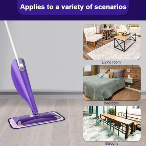 Remplacement Swiffer 8 Chiffons Microfibre Réutilisables Pour Swiffer - Lingettes Balai Serpillère 25,4x11,5cm Lavables