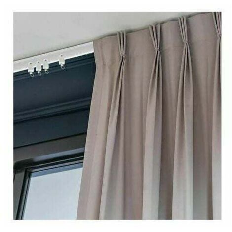 Rail Rideau Courbable GABRIELLE Rail de rideau incurvé au plafond pliable de 5 mètres Rail de ...