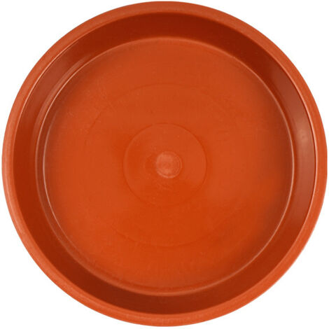 TStarJungle Lot De 5 Soucoupes Pour Plantes 24 Cm - Plateaux Pour Pots De Fleurs Intérieur Extérieur