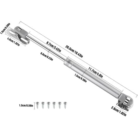 2Pcs Vérin à Gaz Bras 200N,ressort Amortisseurs à Gaz D Verin Meuble Cuisine Hydrauliquepour Levage De Porte Armoire Meuble Cuisine Amortisseur Charniebras Pneumatique 91667400
