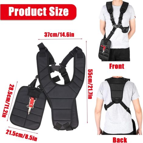 Harnais Ergonomique à Double épaule Pour Débroussailleuse Et