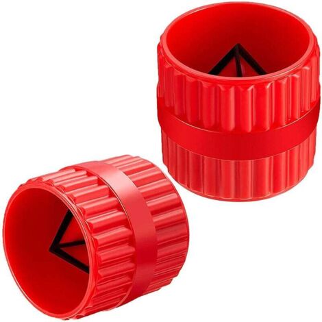 GABRIELLE Ébavureur pour tubes, Ebavureur Universel pour Tuyaux, Alésoir Intérieur Extérieur, interieur: Ø5-38 mm, Outil de Chanfreinage de Tube, Outil d'ébavurage de Tuyau en PVC(2 Pcs)