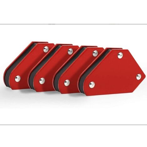 GABRIELLE Aimant Soudure Equerre Soudure Aimants de soudage, Rouge, (1/5)
