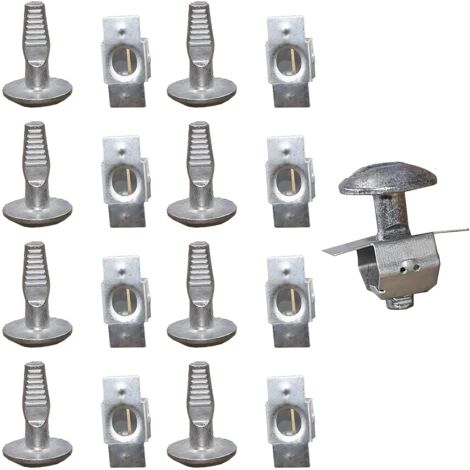 Ensemble de 10 Clips de Protection en Alliage d'Aluminium pour Sous-Plateau Moteur, Vis de Fixation de Capot, Rechangement Vis Compatible avec Peugeot Citroën 206 207 406 407 806 807